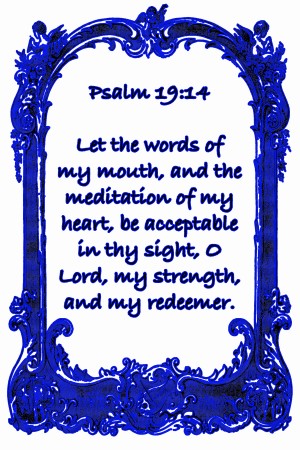 Psalm 19 14 7WBL